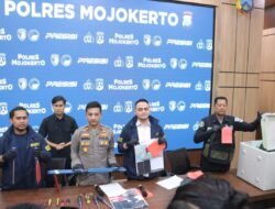 Polres Mojokerto Amankan 3 Tersangka Pencurian Brankas isi Rp.1,4 Miliar Milik Kampus UAC Pacet