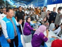 Kapolri Tinjau Baktikes Di Gedung Kspsi Jatim, Layanan Kesehatan Dihadirkan Untuk Pekerja Dan Masyarakat